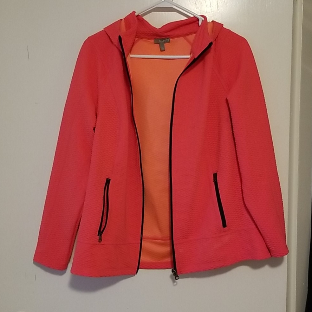 Hooded zip up sweatshirt, spring attire